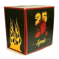 Кокосовый уголь для кальяна IGNIS 0.25 кг (18 кубика)