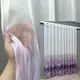 Тюль (3х2,7м.) шифоновая с принтом. Цвет сиреневый с белым. Код 1760т 42-0787