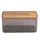 Салфетница пластиковая с деревянной крышкой