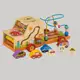 Деревянная логическая машинка "Multifunctional studying car". Multicolor (81604)