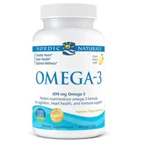Жирні кислоти Nordic Naturals Omega-3, 60 капсул