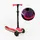 Самокат триколісний Best Scooter Kick`n`roll X2-915 колеса PU зі світлом складане кермо підсвічування платформи. Black and Red (195007)