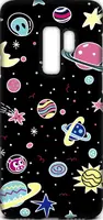 Чехол-накладка TOTO Cartoon Soft Silicone TPU Case Samsung Galaxy S9+ Space Planets Black