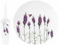 Блюдо для торта с лопаткой 26.5 см Lavander Astera A05140-S2-01