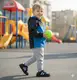 Детские черные кроссовки с липучкой для мальчика черного