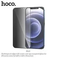Защитное стекло  HOCO Shatterproof edges full screen anti-spy tempered glas для iPhone 12 Mini 5.4" (A21)