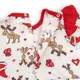 Боди-платье для девочки с крылышками и повязкой с оленями Christmas reindeer