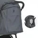 Коляска прогулочная Bambi M-4249-2-Gray-Matt серая