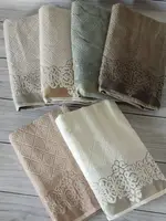 Sanel велюрові рушники 70х140см., 6 шт/уп. Pupilla Туреччина.