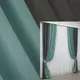 Комбинированные (2шт. 1,5х2,7м.) шторы блэкаут. Цвет графитовый с фисташковым. Код 014дк (793-830ш) 10-807