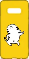 Чехол-накладка TOTO Cartoon Soft Silicone TPU Case Samsung Galaxy S10e Cat Yellow