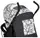 Коляска для ребенка прогулочная FreeON Simple, black - white