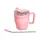 Термокружка Coffee & Tea с трубочкой розовая HP-14-23P