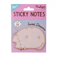 Бумага для заметок с липким слоем фигурная YES Cute Pusheen 170424 40 листов