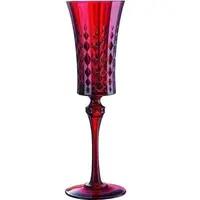 Набір келихів для шампанського 2 шт 150 мл Diamax Lady Diamond Red Cristal d Arcues J1646