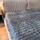 Плед-покрывало евро Koloco Шарпей Полоса 4 см 20207 200х230 см серый