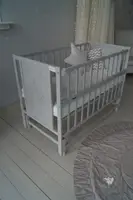 Ліжко дитяче Baby Comfort Матуся з маятником сірий
