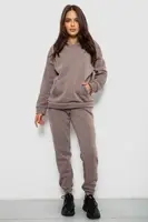 Спортивный костюм женский на флисе, цвет мокко, 257R85