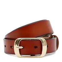 Женский кожаный ремень Borsa Leather CV1ZK-008gi-goldginger