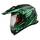 Мотошлем FORTE BLD-819-6-black-green-M M черный с зеленым