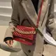Трендовая женская сумка КРОСС-БОДИ через плечо БОРДОВЫЙ