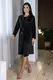 Халат велюровый женский Хч1600 Черный