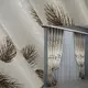 Комплект (2шт. 1,5х2,7м.) готовых фотоштор с принтом. Цвет бежевый с коричневым. Код 1432ш 33-0313