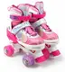 Раздвижные ролики квады 2-34 M Best Roller колеса PU светящиеся (размер 35-38). Multicolor (193626)