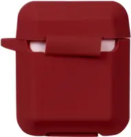 Кейс TOTO Plain Ling Angle Case AirPods Wine Red