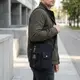 Текстильная сумка через плечо для документов и города Vintage 20660 Черная