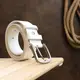 Ремень кожаный унисекс Vintage 20729 Белый