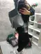 Черный - стильный вместительный рюкзак Lady Bags можно носить сумкой через плечо 2545-1