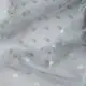 Ткань сетка Французский Горох серо/голубая