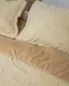 Постельное белье плюшевое семейное Dushka Home 20714 160х215х2 см молочное с коричневым