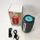 Портативная Bluetooth колонка TG653 USB с ремешком, громкая колонка для вечеринки. Цвет: серый