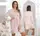 Халат женский Arya Angel A107065-Pink S/M розовый