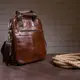 Деловая мужская сумка кожаная Vintage 14789 Коричневая