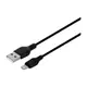 Сетевое зарядное устройство XO L57 с двумя портами USB/2.4A  и кабелем USB - Lightning Черный