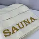 Полотенце для сауны махровое Cestepe Sauna Турция 6340 молочное 90х165 см