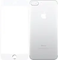 Защитное стекло TOTO Metal Tempered Glass 0.2 mm front and back iPhone 7 Plus Silver