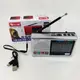Портативная колонка радио MP3 USB Golon RX-6622. Цвет: серебряный