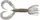 1551-09-94 Силикон Keitech Little Spider 2" 440 electric shad
