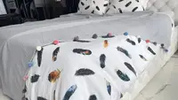 Gri хлопковое пике. 200х220см. Dantela Турция.