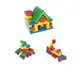Конструктор Building Block, 330 деталей, наклейки, в ведре. Multicolor (137594)