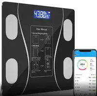 Напольные умные фитнес весы Bluetooth до 180 кг Смарт весы с приложением