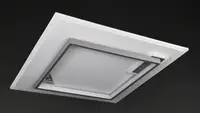Люстра світлодіодна стельова LED світильник для квартири на стелю лед з пультом 27189 Білий 6х50х50 см.