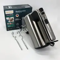 Міксер ручний електричний Rainberg RB-1012 600W Нержавіюча сталь, ручний міксер для кухні, потужний міксер