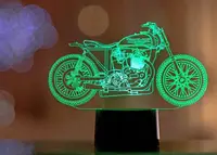 Сменная пластина для 3D светильников "Мотоцикл 10" 3DTOYSLAMP