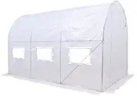 Теплица садовая, парник Польша 2x4x2 м белая 8м2
