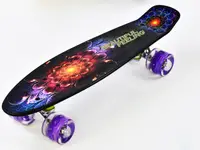 Скейт Пенни борд Best Board со светящимися PU колёсами Beautiful feeling (74544)